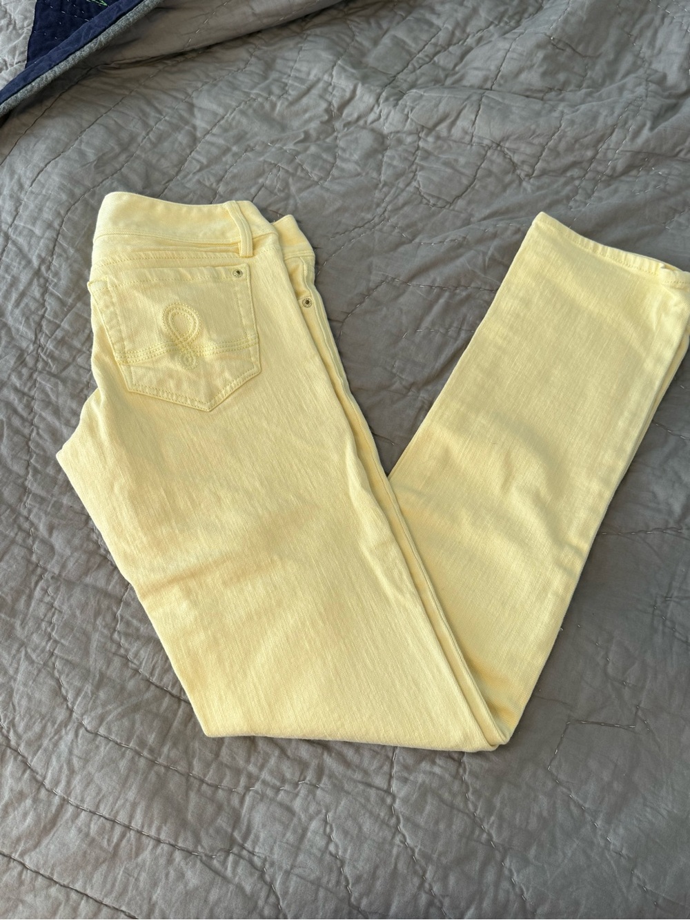 Lilly Pulitzer Yellow Straight Women’s Jeans - Lightweight Stretch